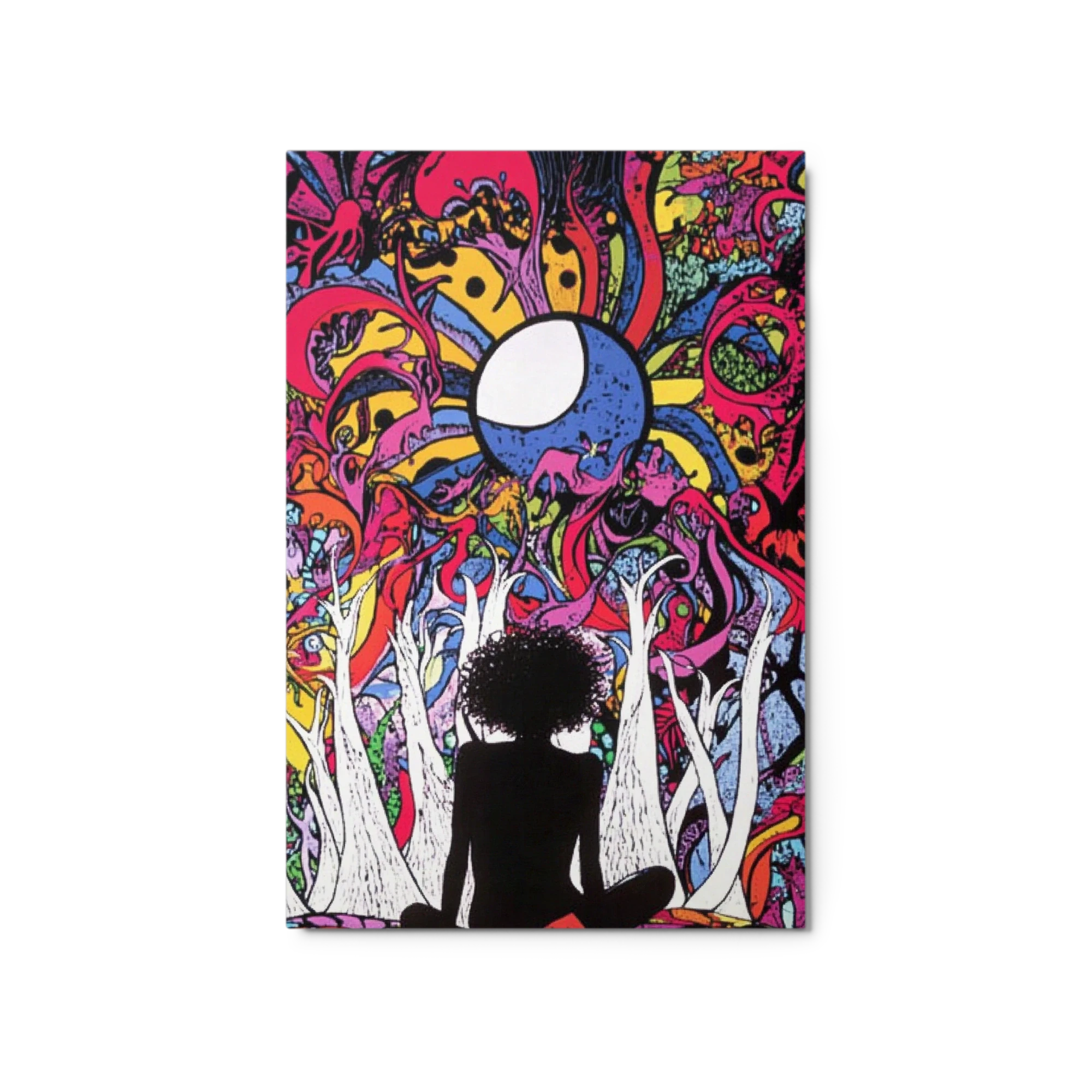 Psychedelic Abstract Silhouette