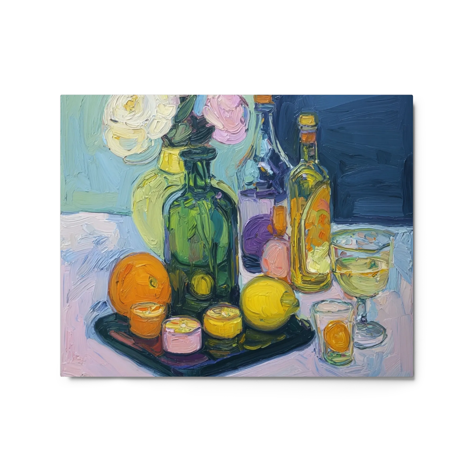 Table of Plenty 
 Metal Print | 16″x 20″