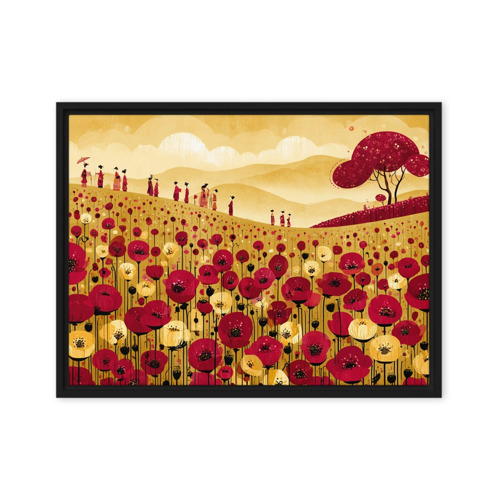 The Golden Procession | Art Print