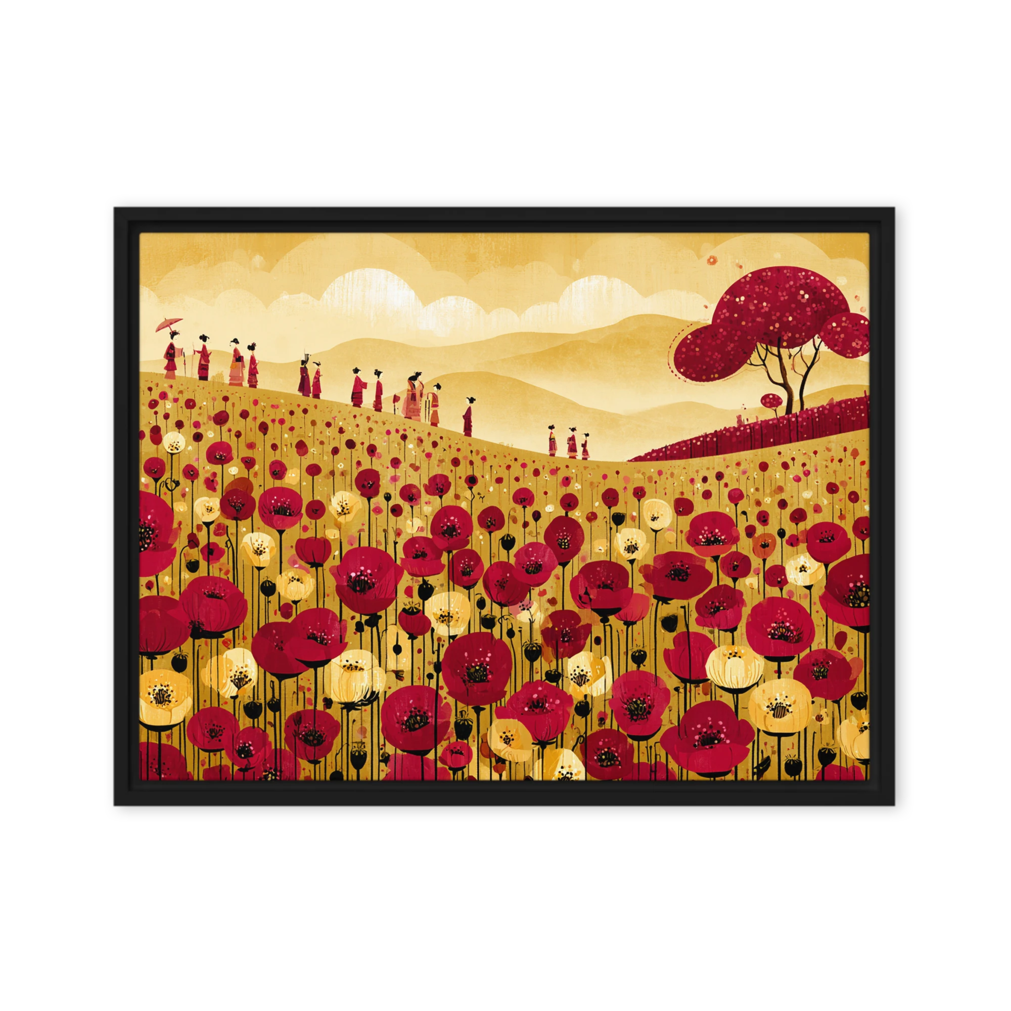 The Golden Procession | Art Print