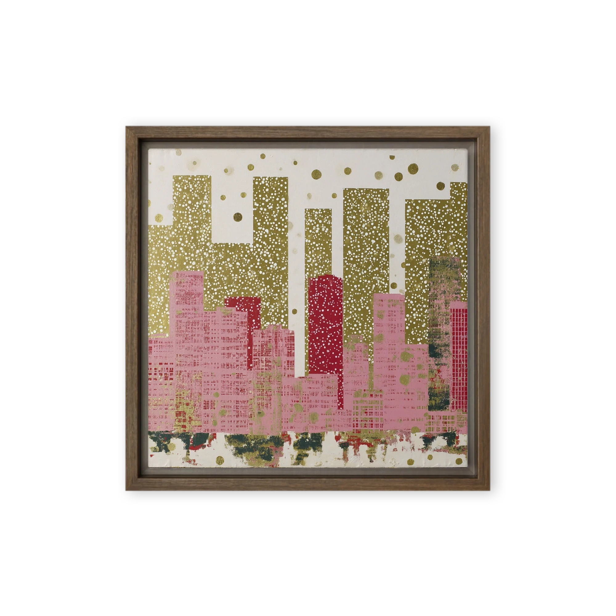Golden Skyline in Pink