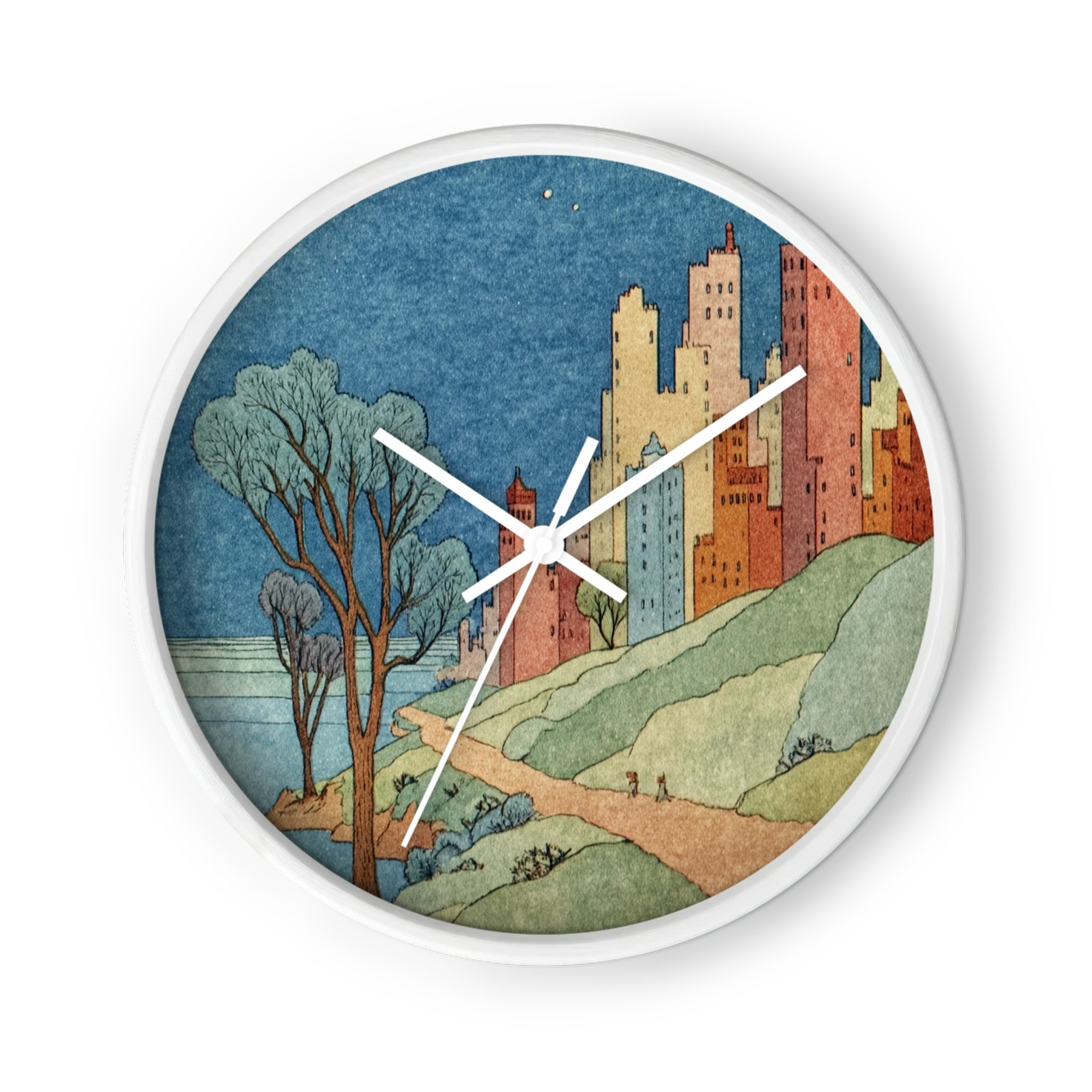 Nocturne Over the Hillside City