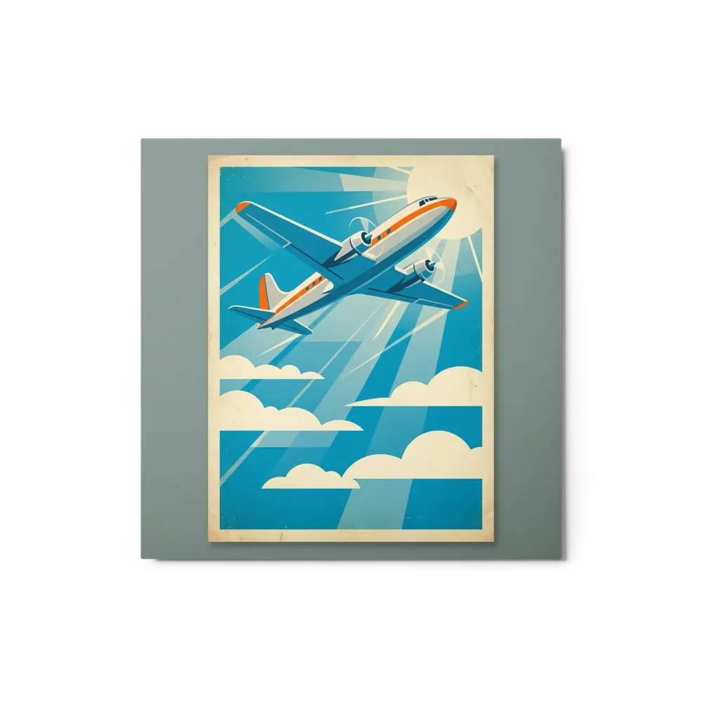 Vintage Skyward Journey | Art Print