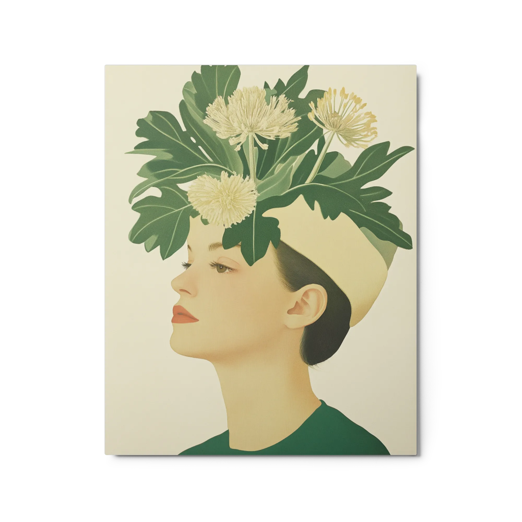 Woman with Dandelion Headdress