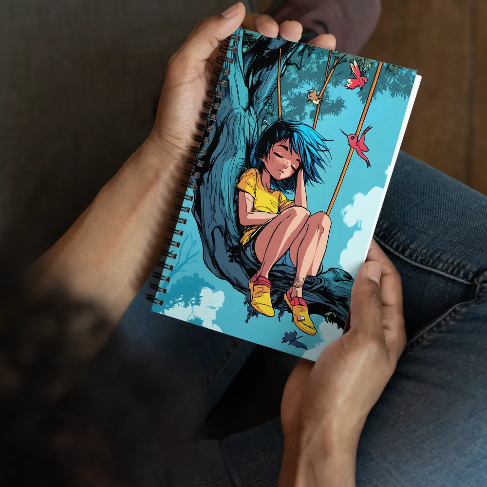 Tranquil Tree Nap 
 Spiral Notebook | 140 pages