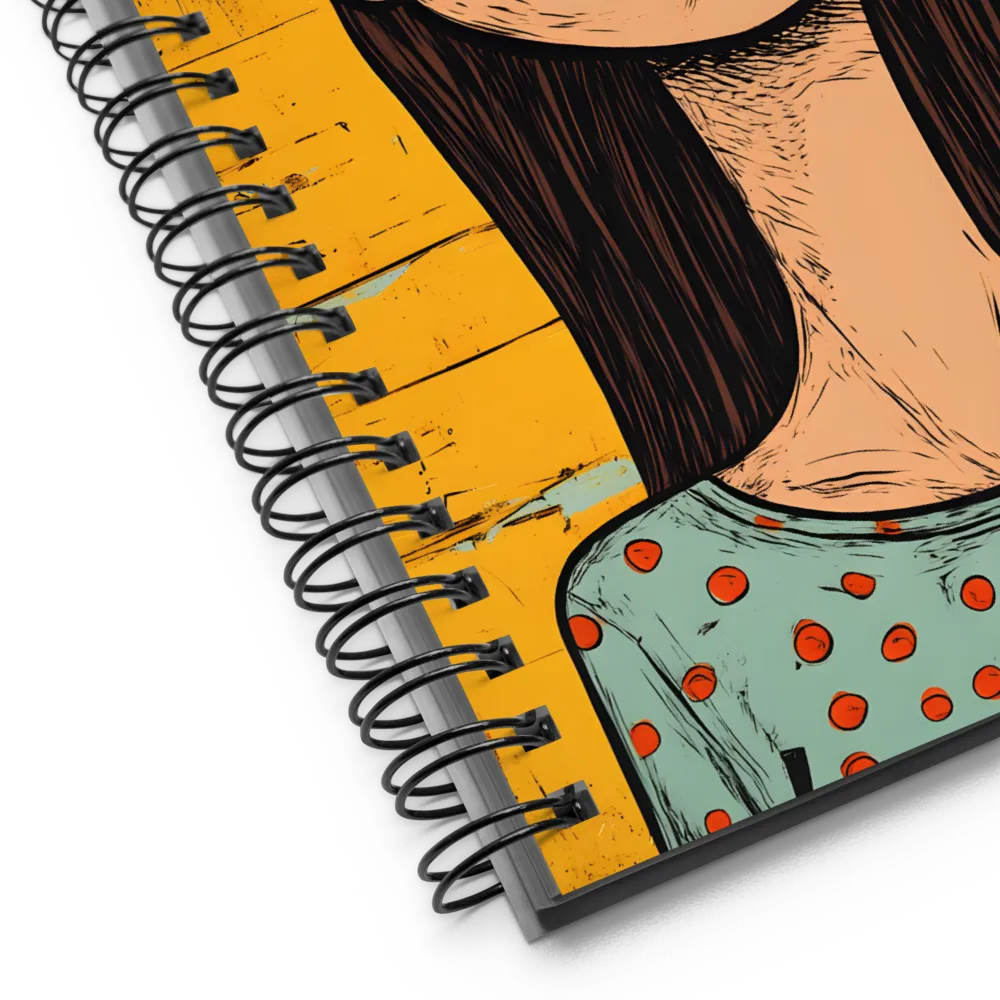 Wide-Eyed Girl 
 Spiral Notebook | 140 pages
