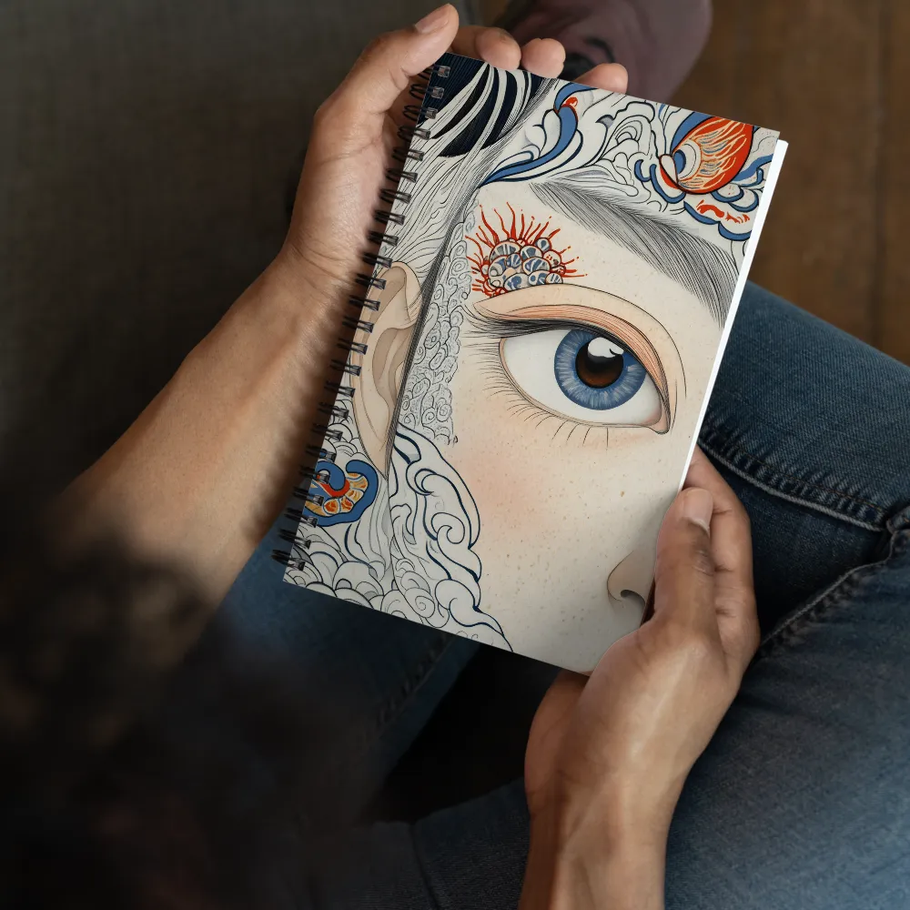 Neo-Ukiyo-e Eye 
 Spiral Notebook | 140 pages