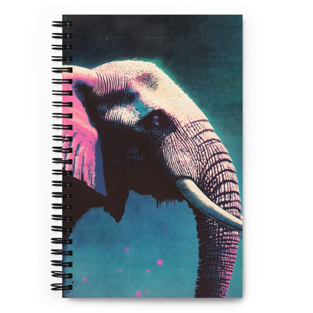 Neo-Pop Elephant Vision 
 Spiral Notebook | 140 pages