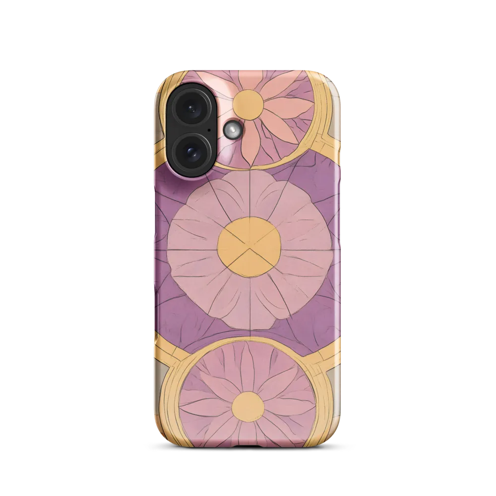 Geometric Floral Radiance 
 iPhone 15 Pro | Snap Case