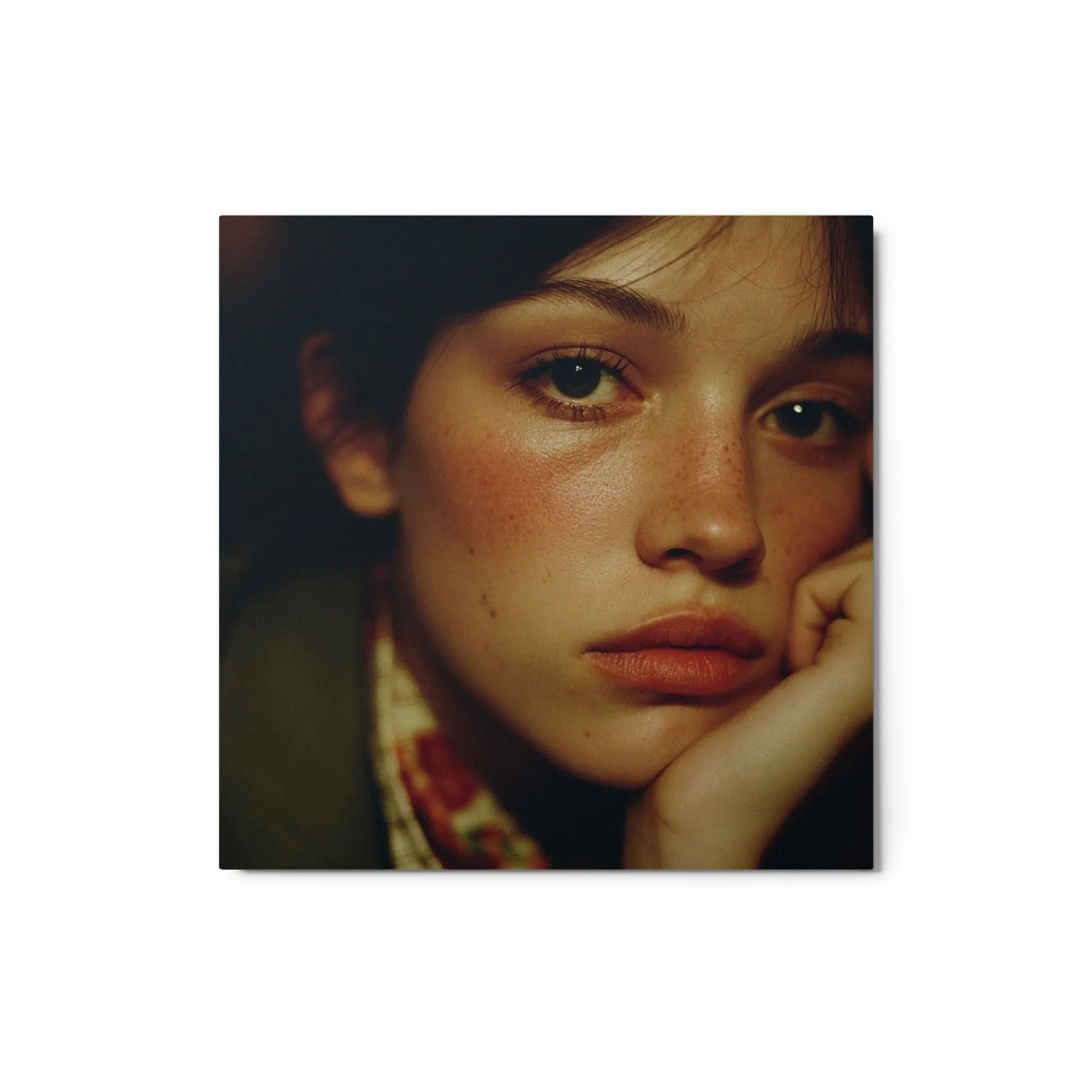 Warm Freckled Portrait
