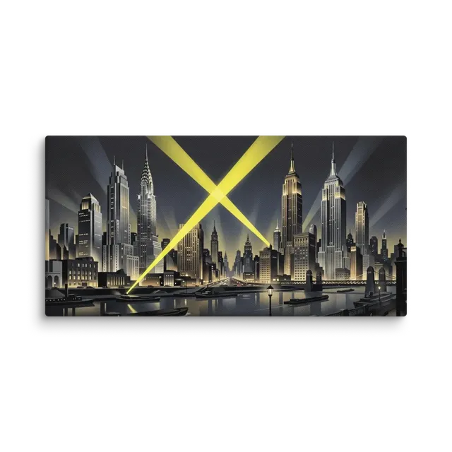 Art Deco Cityscape | Art Print