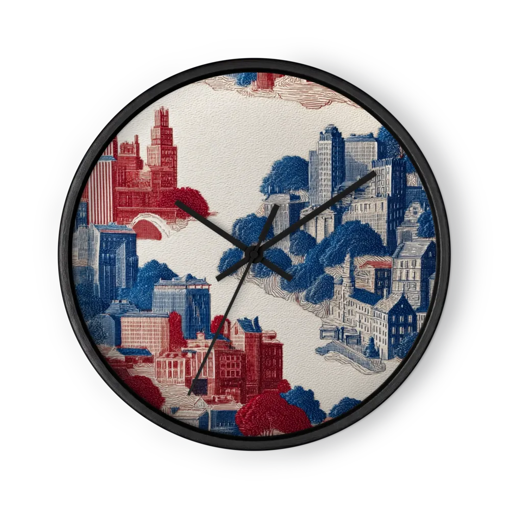 Urban Toile Cityscape | Wall Clock