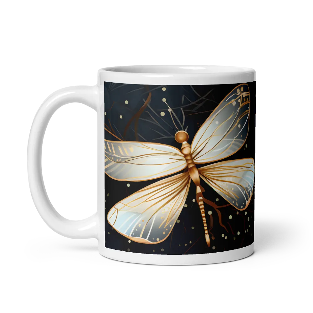 Ethereal Dance: Dragonflies in a Midnight Garden