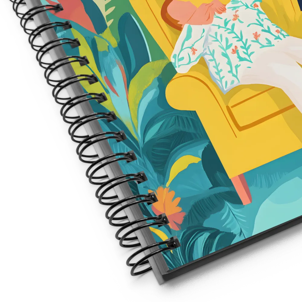 Tropical Relaxation Scene 
 Spiral Notebook | 140 pages