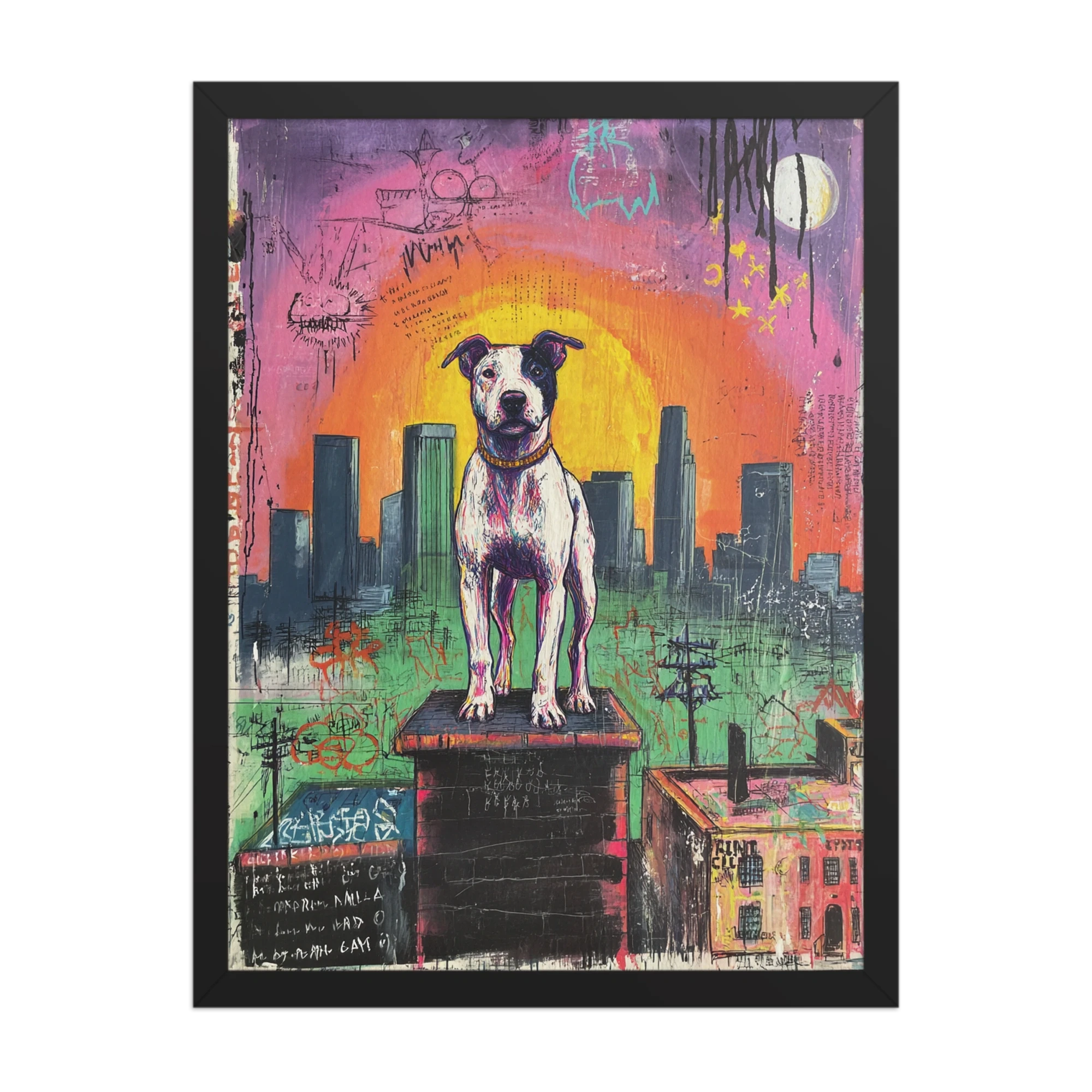 Street Art — Rooftop Guardian