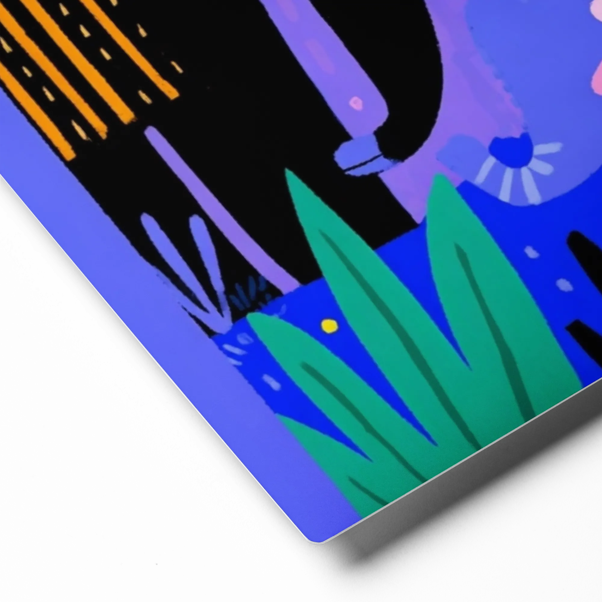 Midnight Jungle Gathering 
 Canvas | 26″x 26″