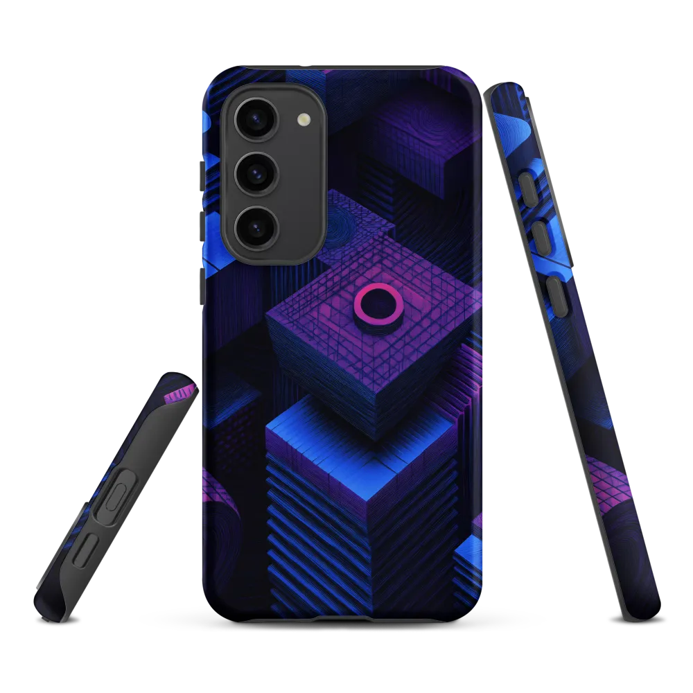 Abstract Geometric Blocks Design | Phone Case
