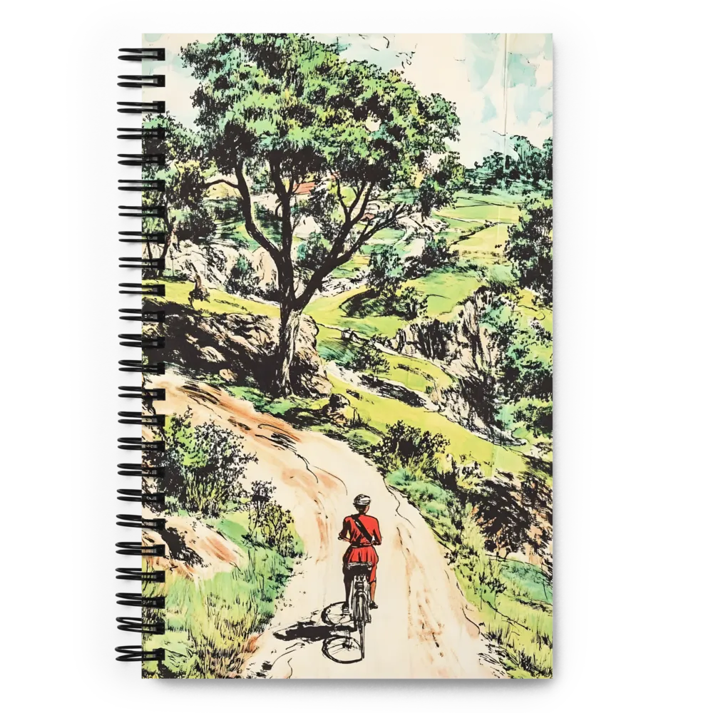 Journey Through Green Hills 
 Spiral Notebook | 140 pages