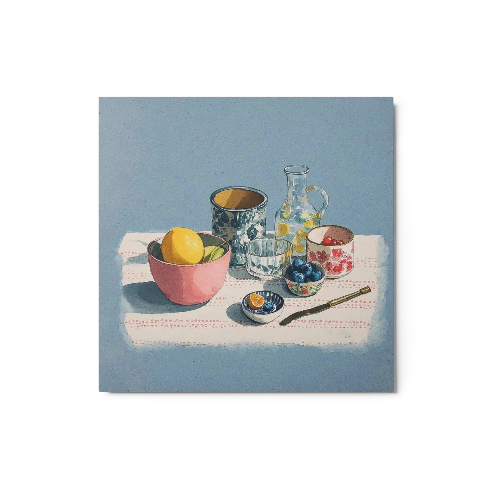 Tabletop Composition with Lemon