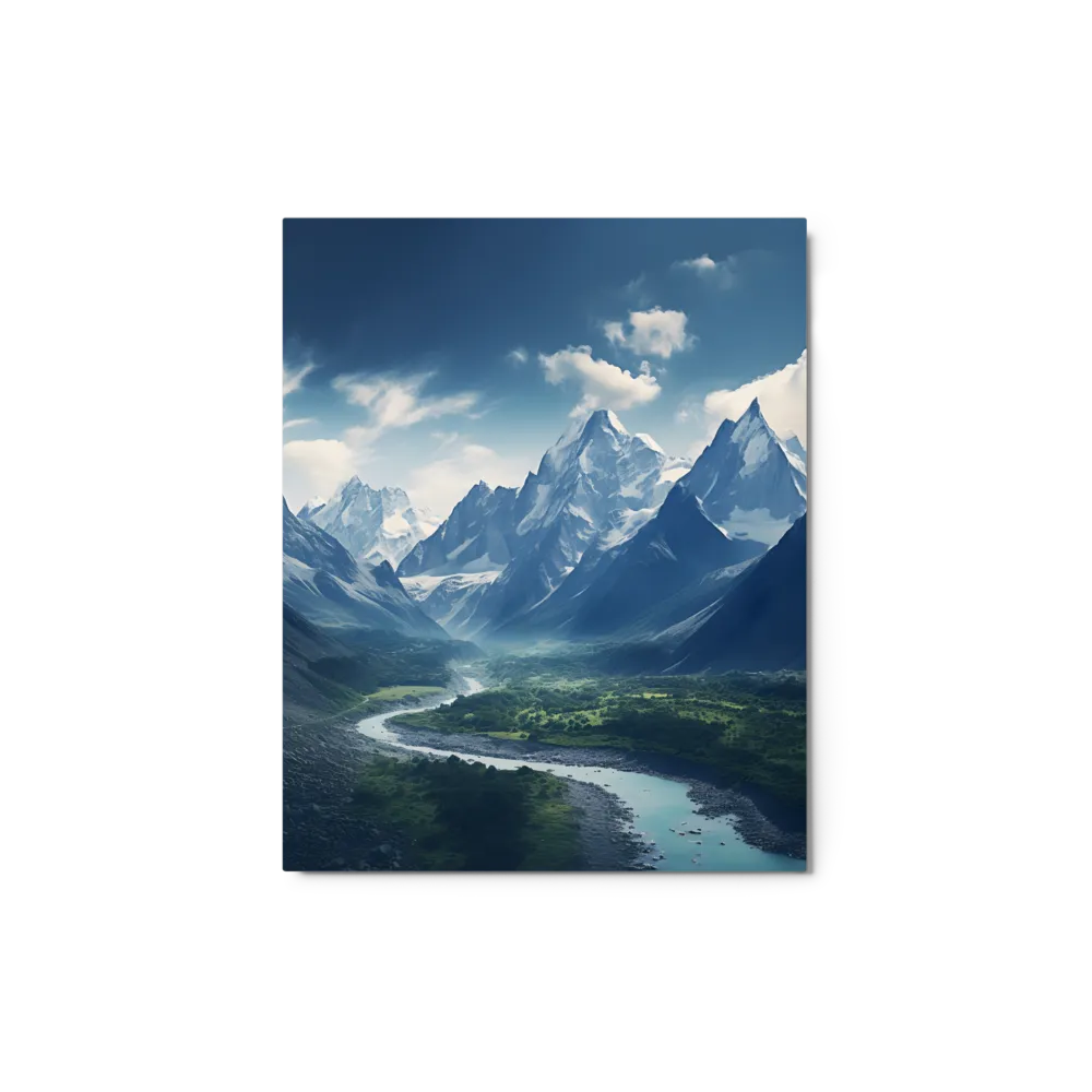 Mountain Landscape with River