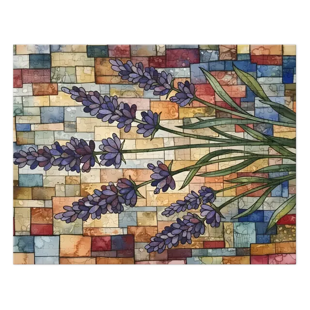 Mosaic Lavender | Jigsaw Puzzles