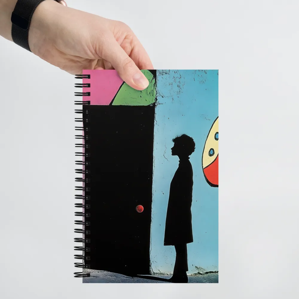 Vibrant Silhouette 
 Spiral Notebook | 140 pages