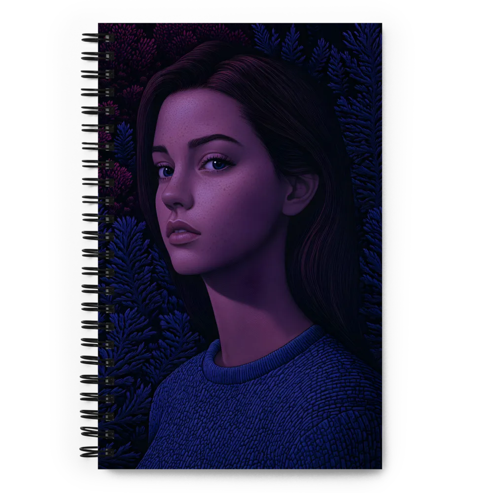 Violet Contemplation 
 Spiral Notebook | 140 pages