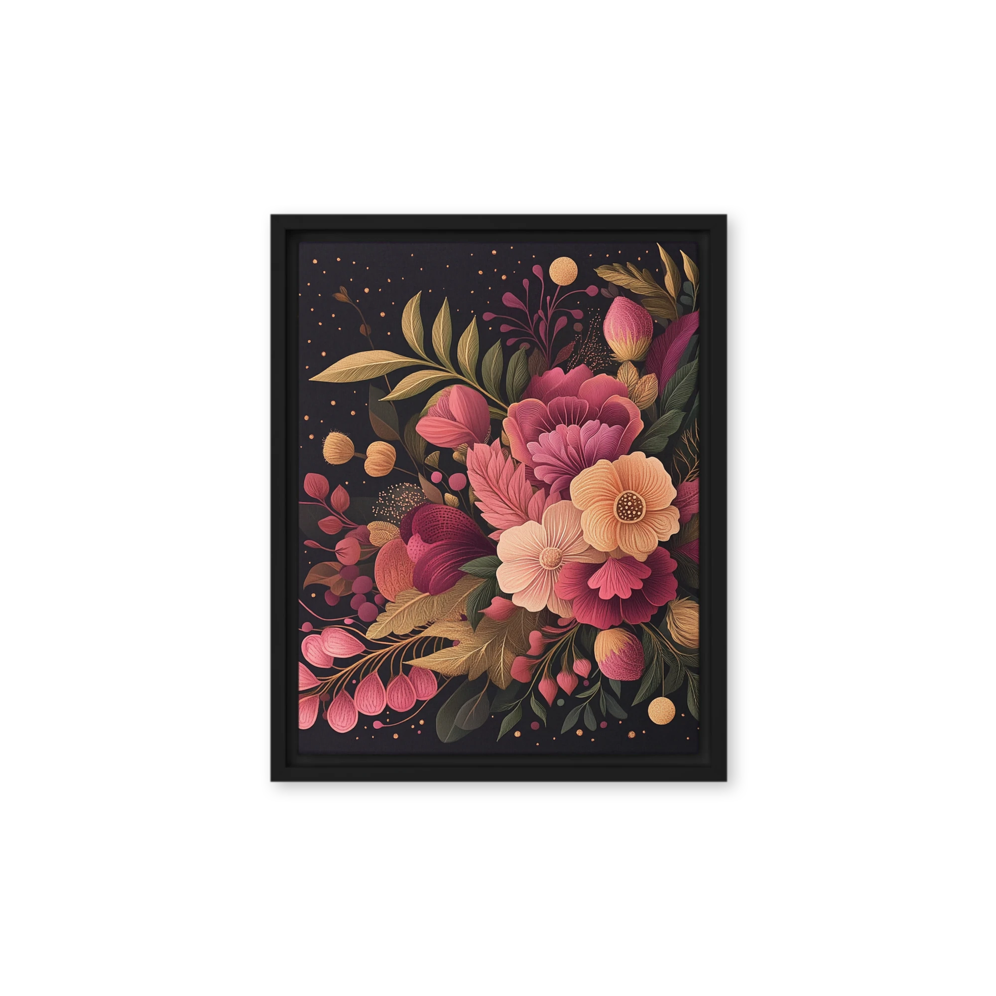 Gilded Botanical Symphony