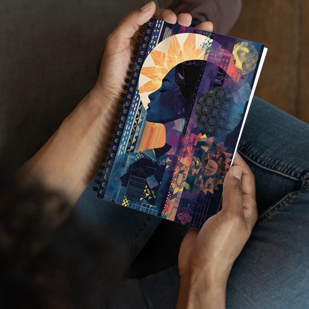 Geometric Muse 
 Spiral Notebook | 140 pages