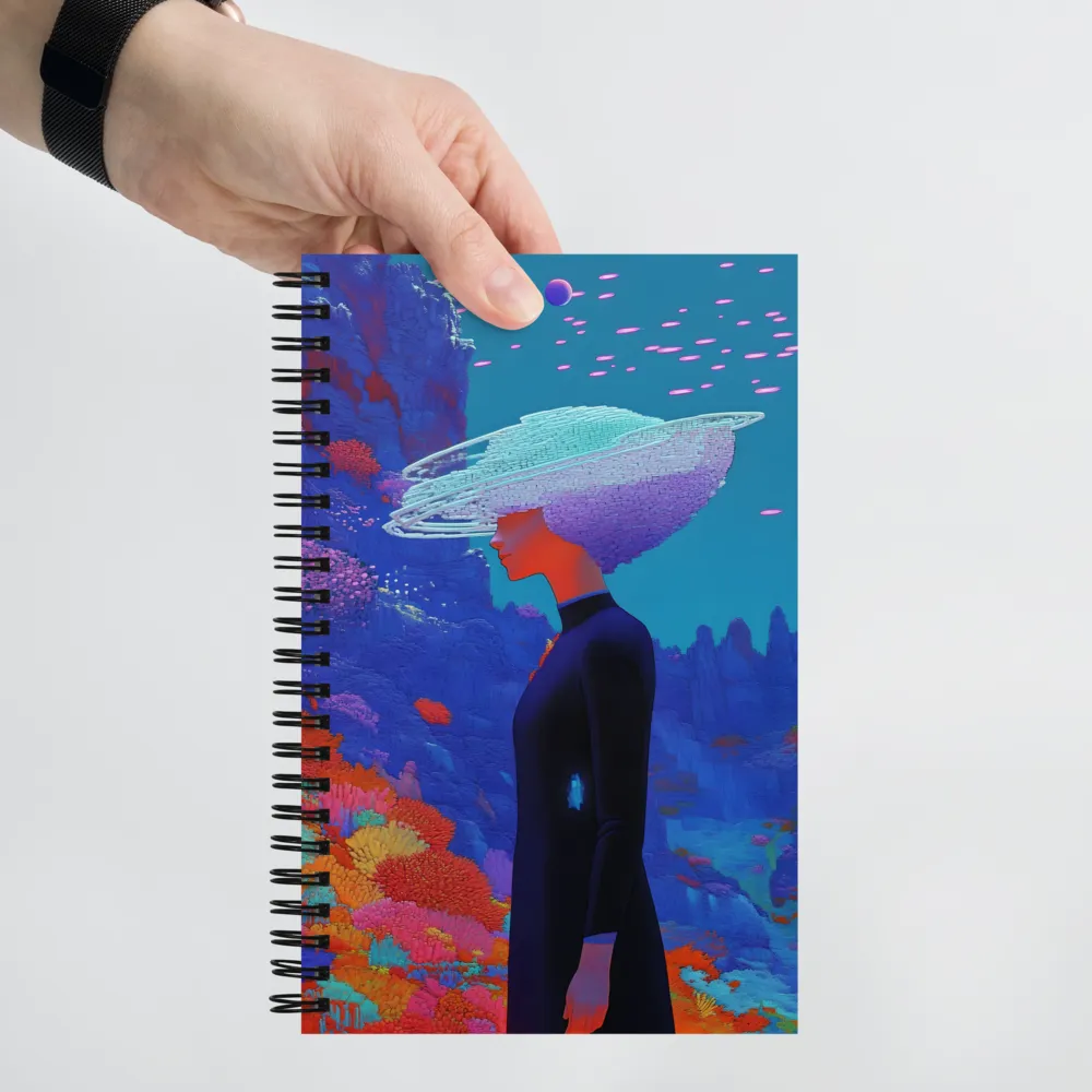 Cosmic Bloom 
 Spiral Notebook | 140 pages