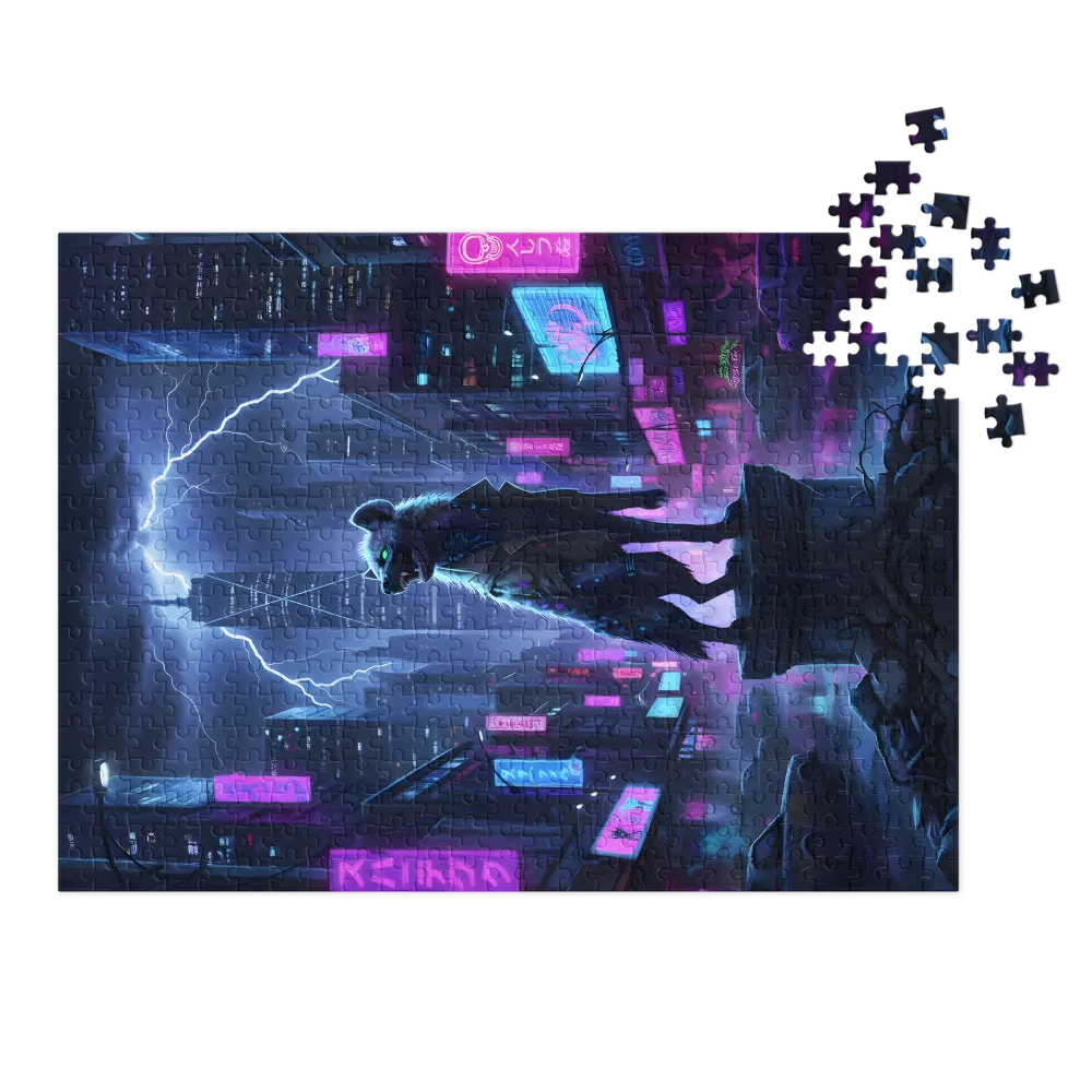 Neon Hyena Sentinel