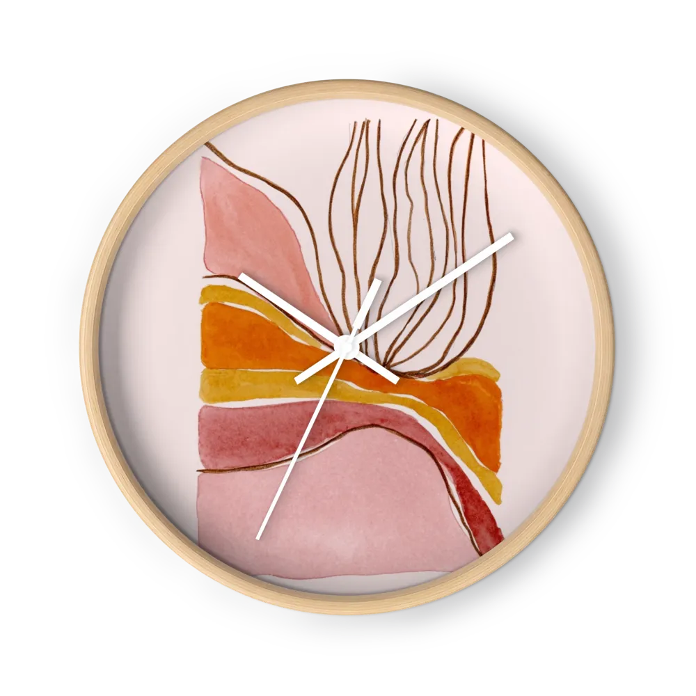 Organic Strata | Wall Clock