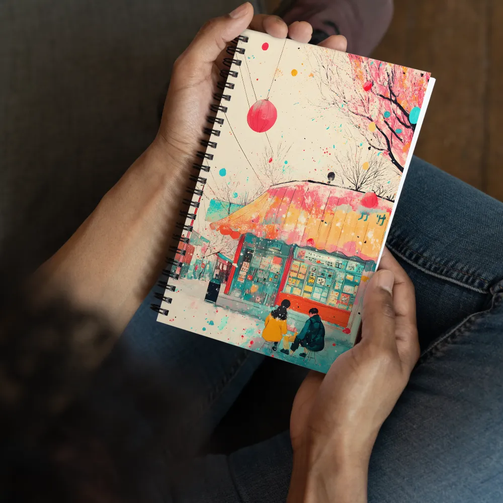 Springtime Urban Reverie 
 Spiral Notebook | 140 pages