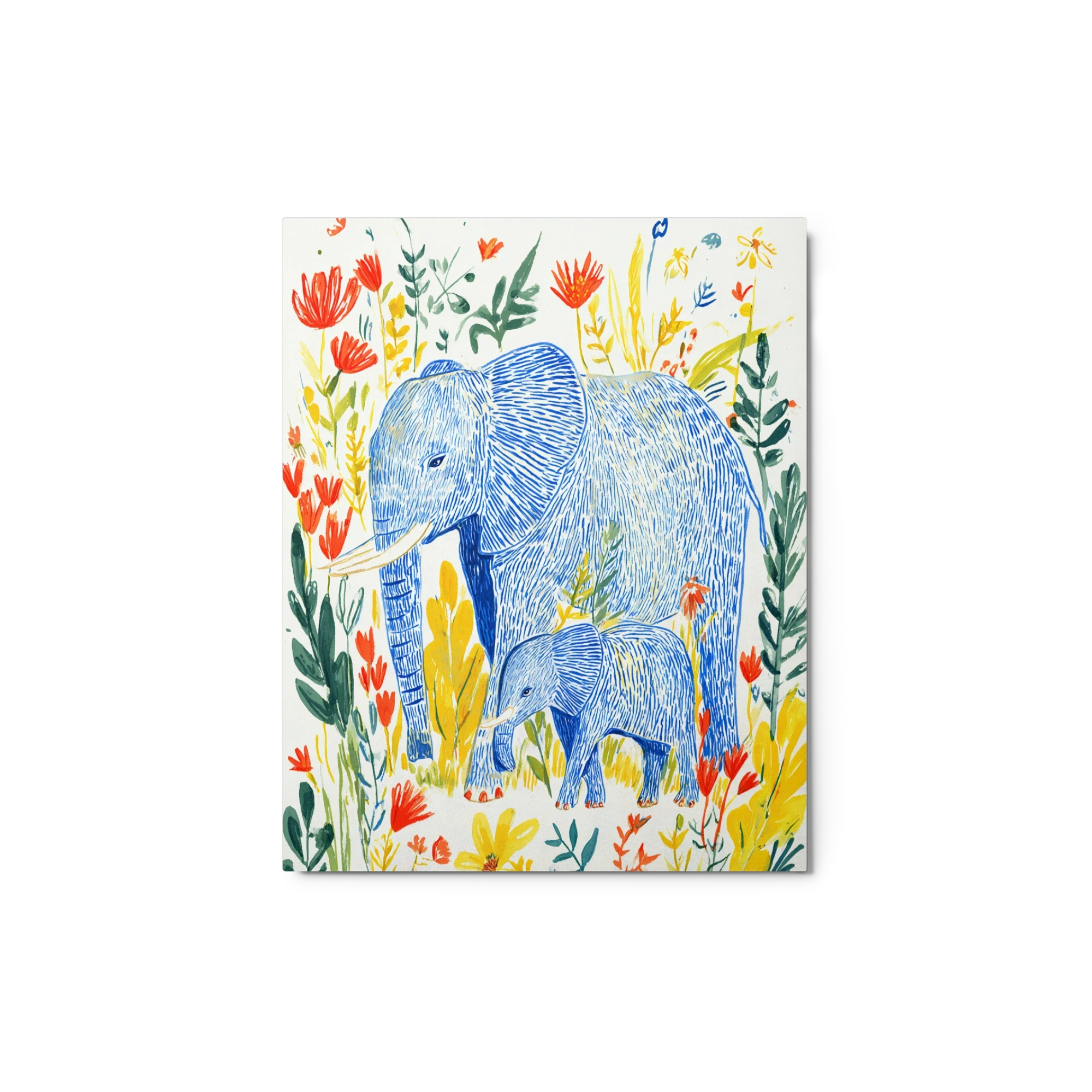 Blue Elephants in Bloom