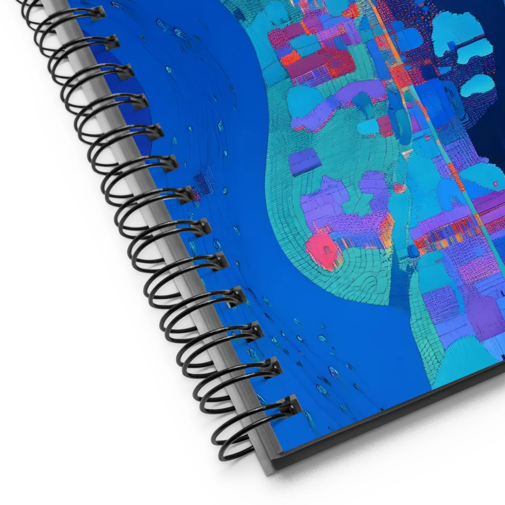 Chromatic Urban Flow 
 Spiral Notebook | 140 pages