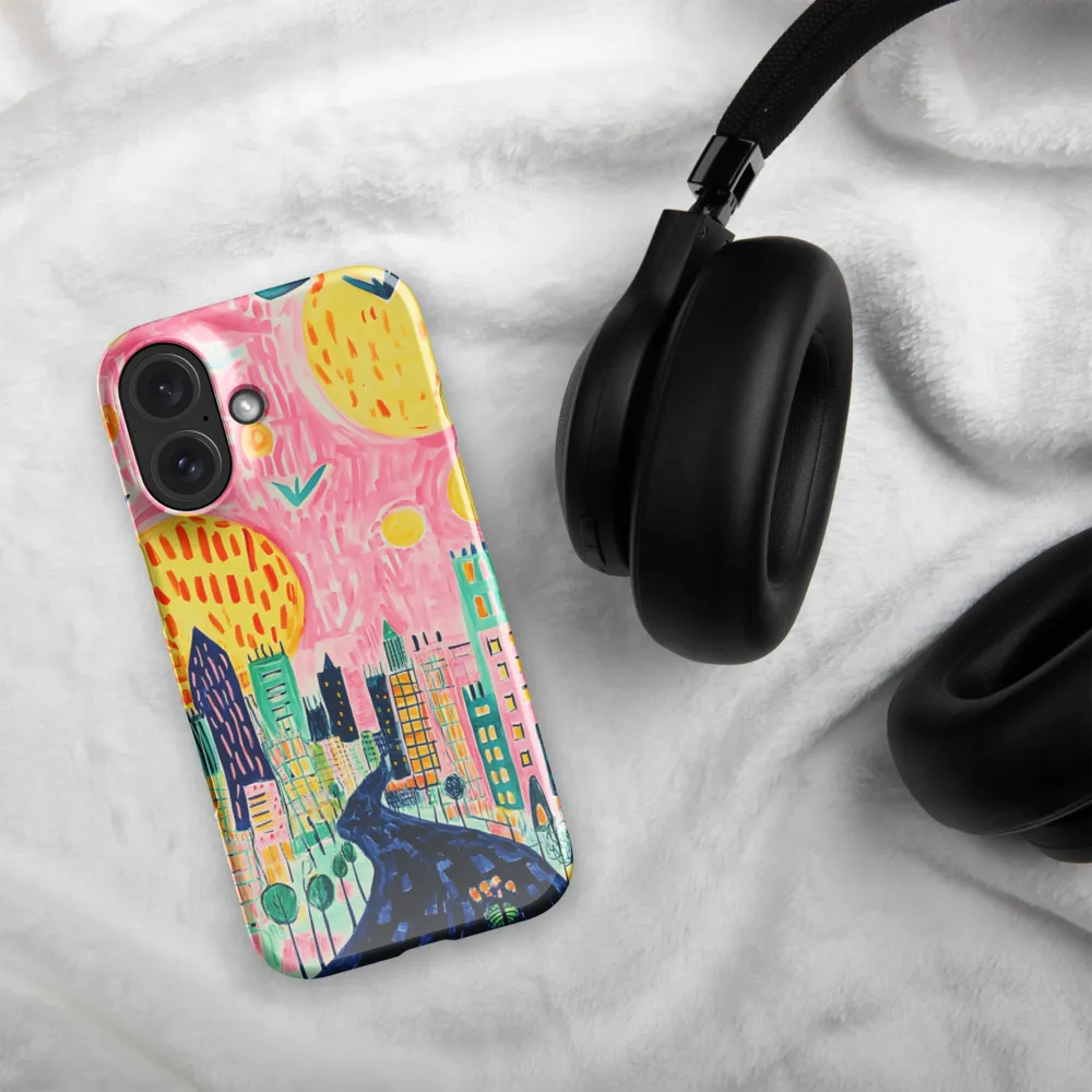 Vibrant Cityscape Odyssey 
 iPhone 15 Pro Max | Snap Case