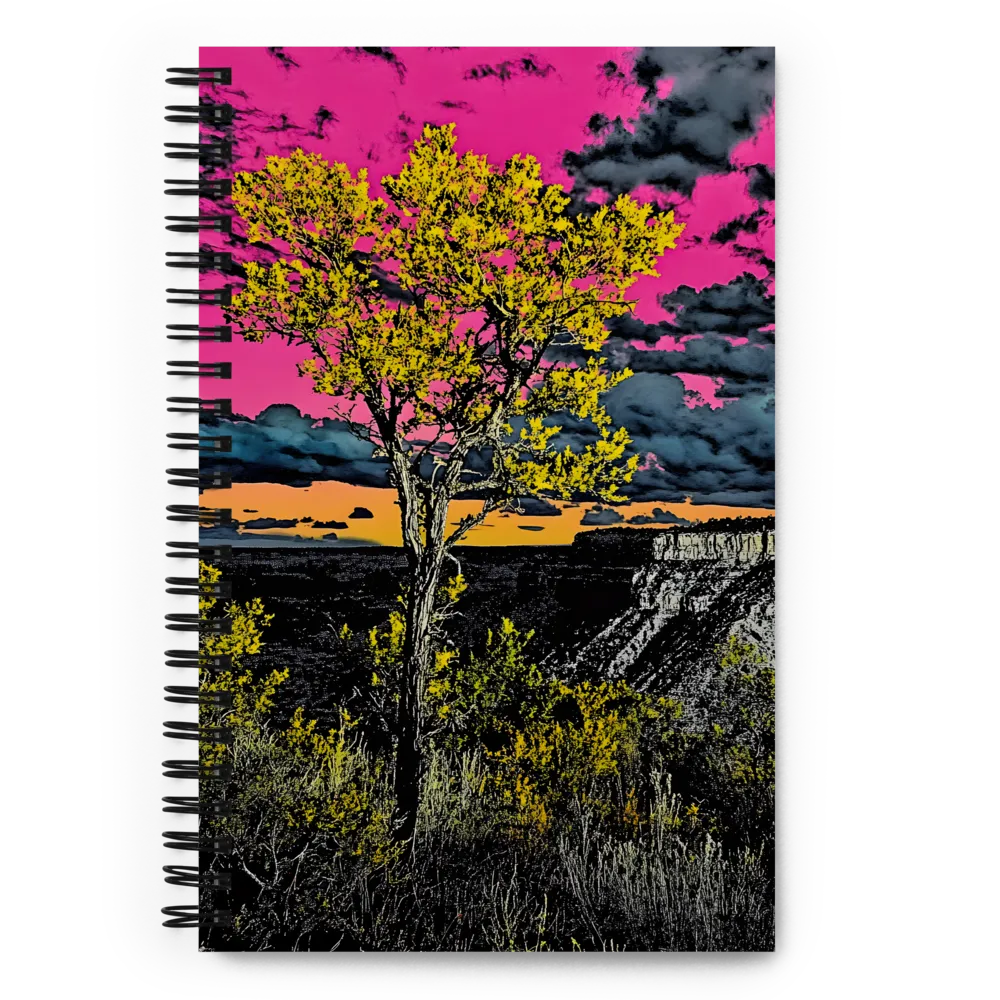 Neon Canyon Sunset 
 Spiral Notebook | 140 pages
