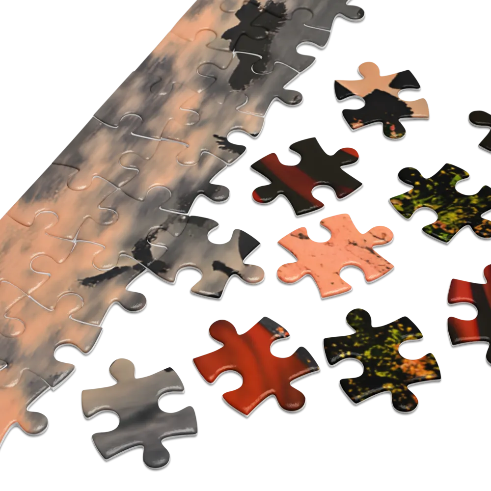 The Gathering of Ravens 
 Jigsaw Puzzle in Tin Box