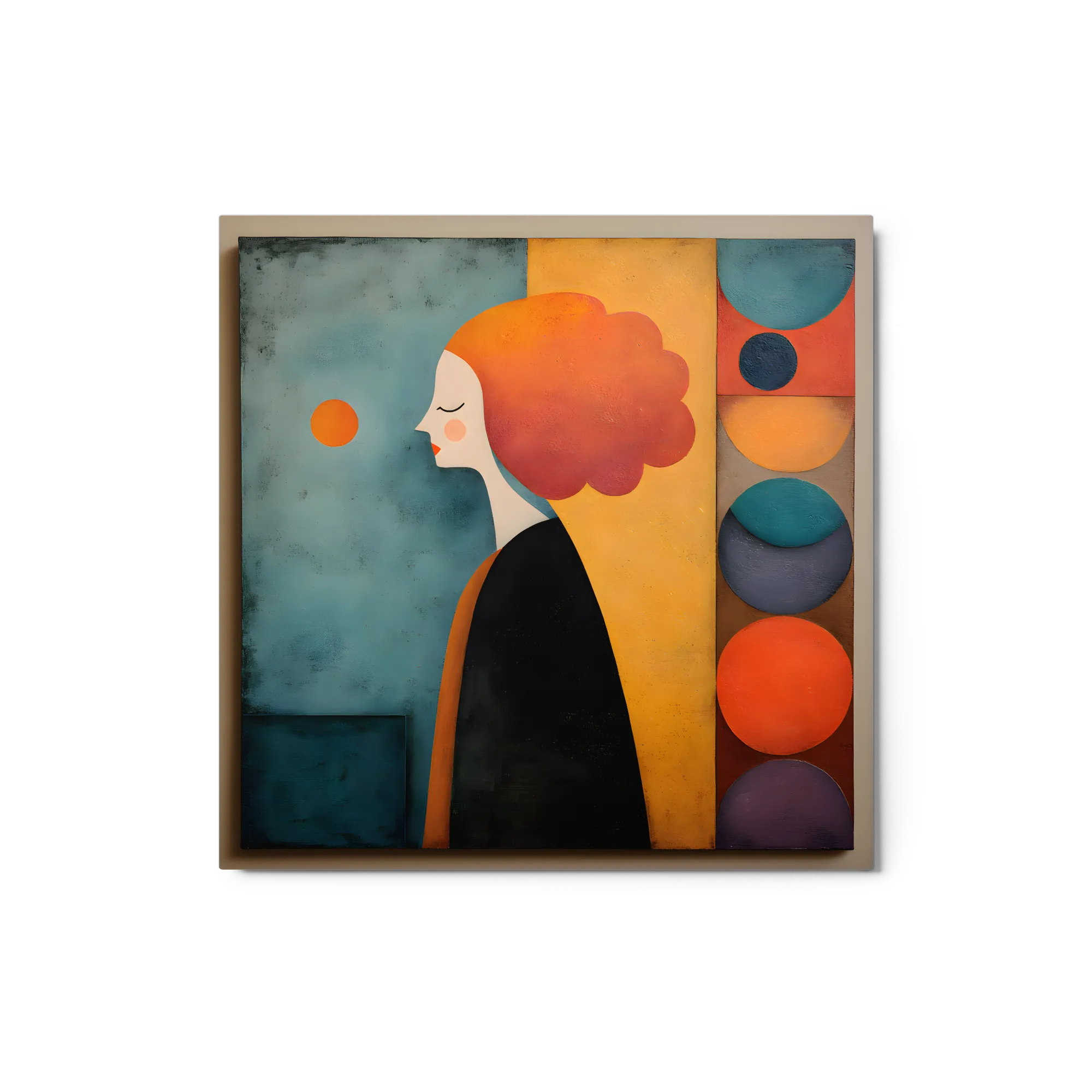 Stylized Geometric Portrait