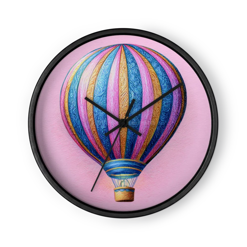 Ornate Hot Air Balloon | Wall Clock