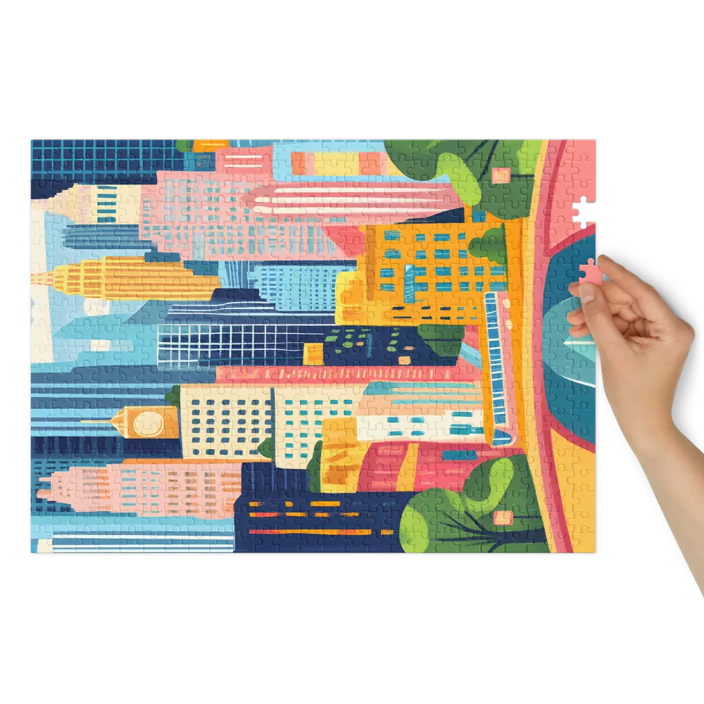 Urban Harmony 
 Jigsaw Puzzle in Tin Box