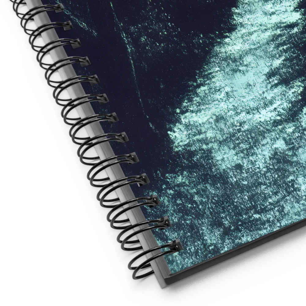 Moonlit Forest Path 
 Spiral Notebook | 140 pages
