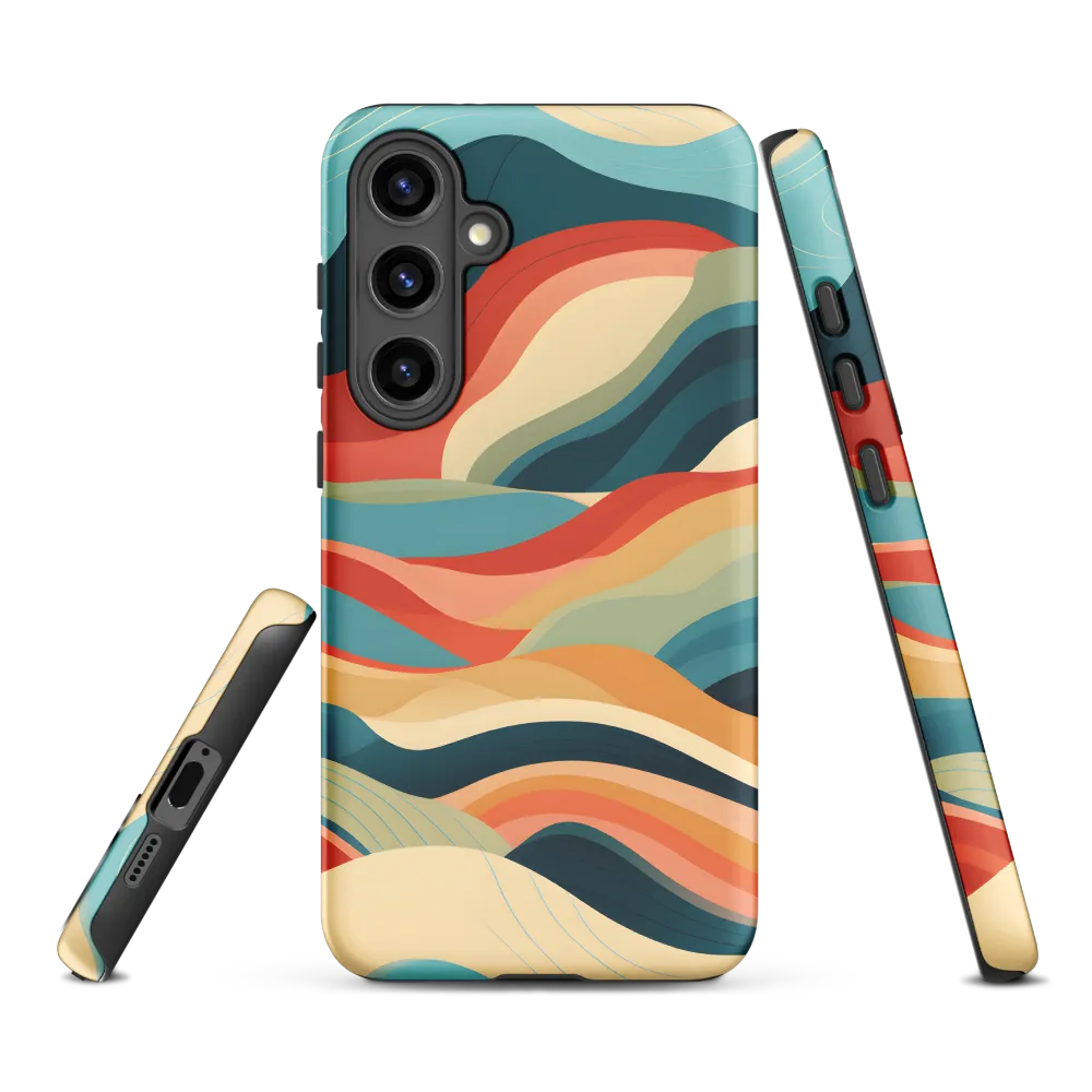 Abstract Landscape Waves | Phone Case