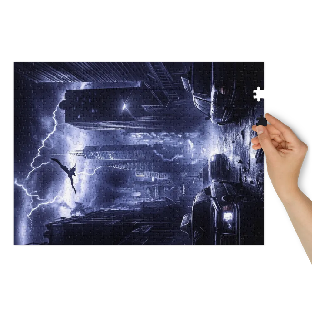 Dramatic Night Cityscape | Jigsaw Puzzle (252/520 pieces)