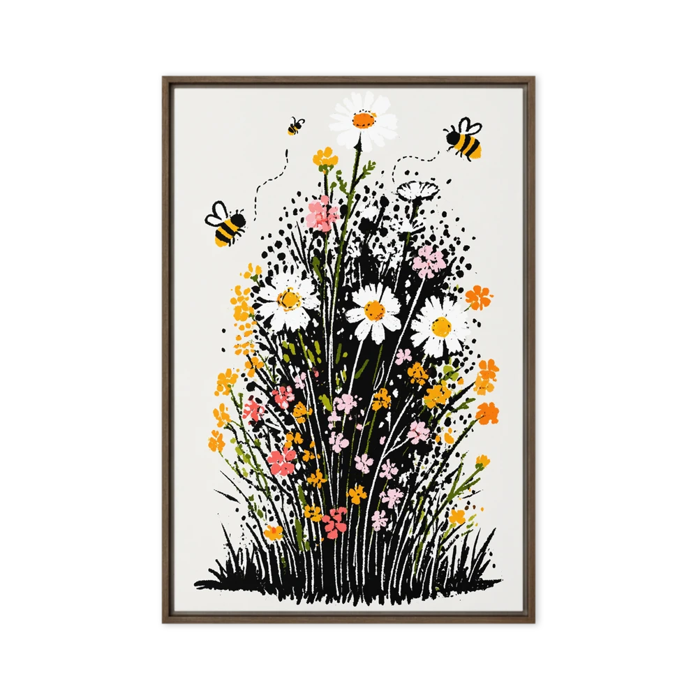 Bee Garden Bouquet | Art Print