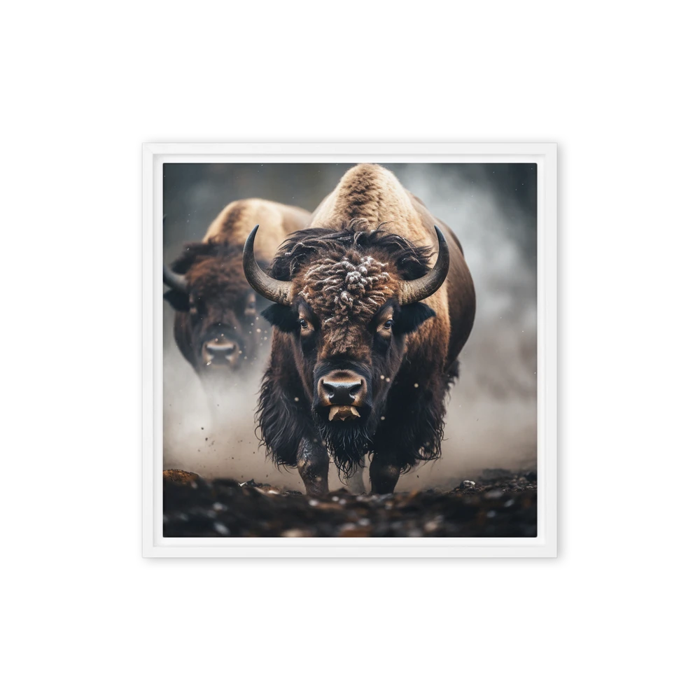 Fierce Bison Stare | Art Print