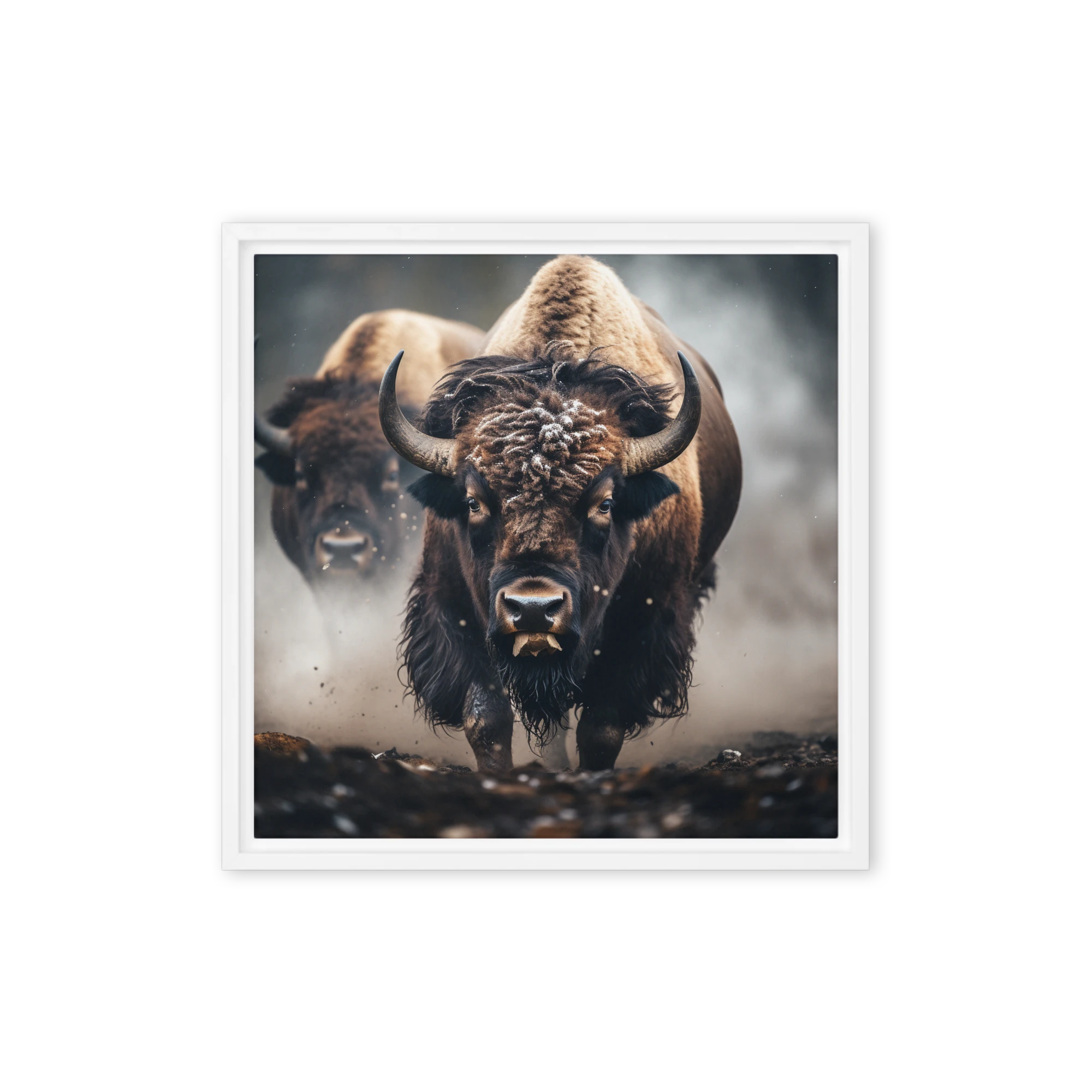 Fierce Bison Stare | Art Print