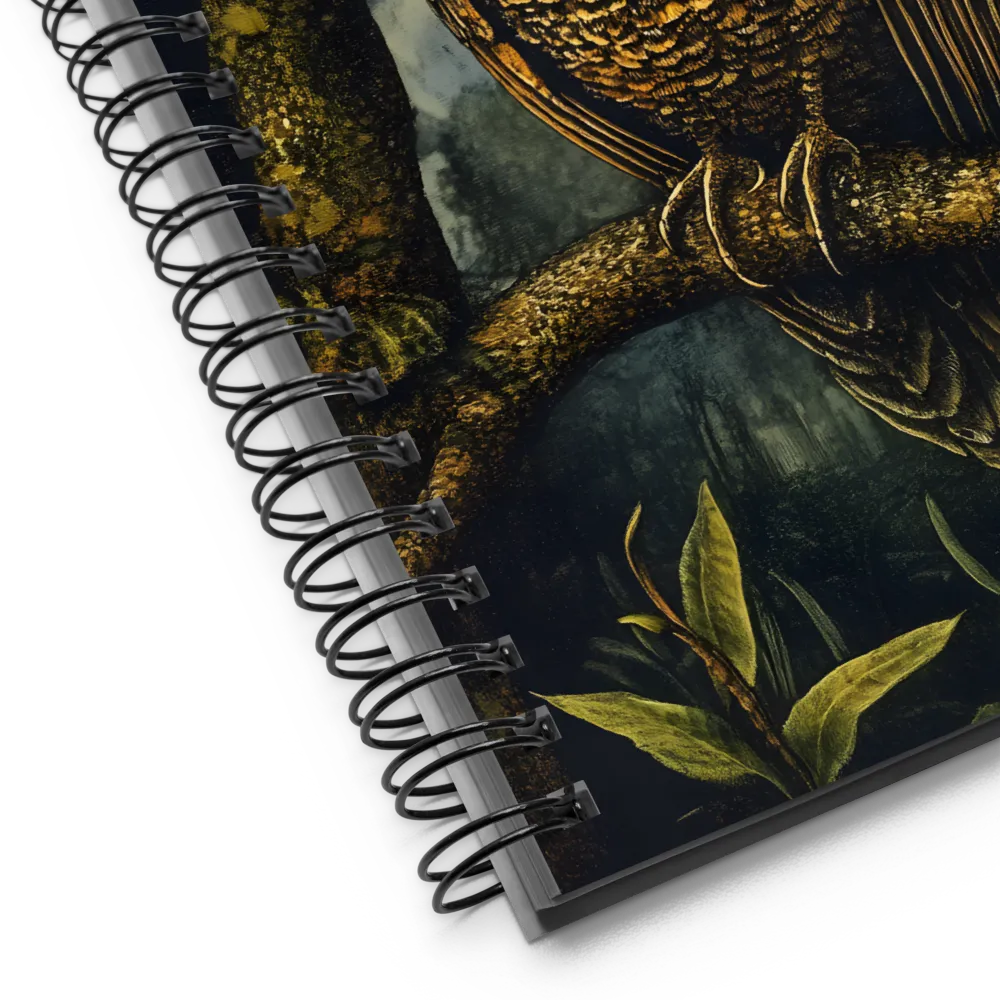 Watchful Forest Owl 
 Spiral Notebook | 140 pages