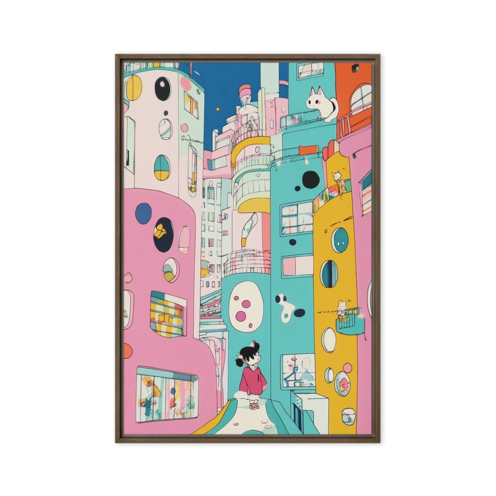 Playful City Wander | Art Print