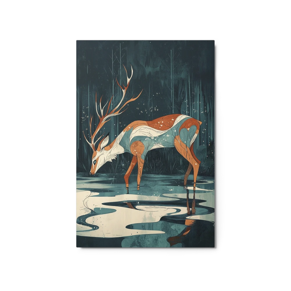 Mystical Forest Deer | Art Print